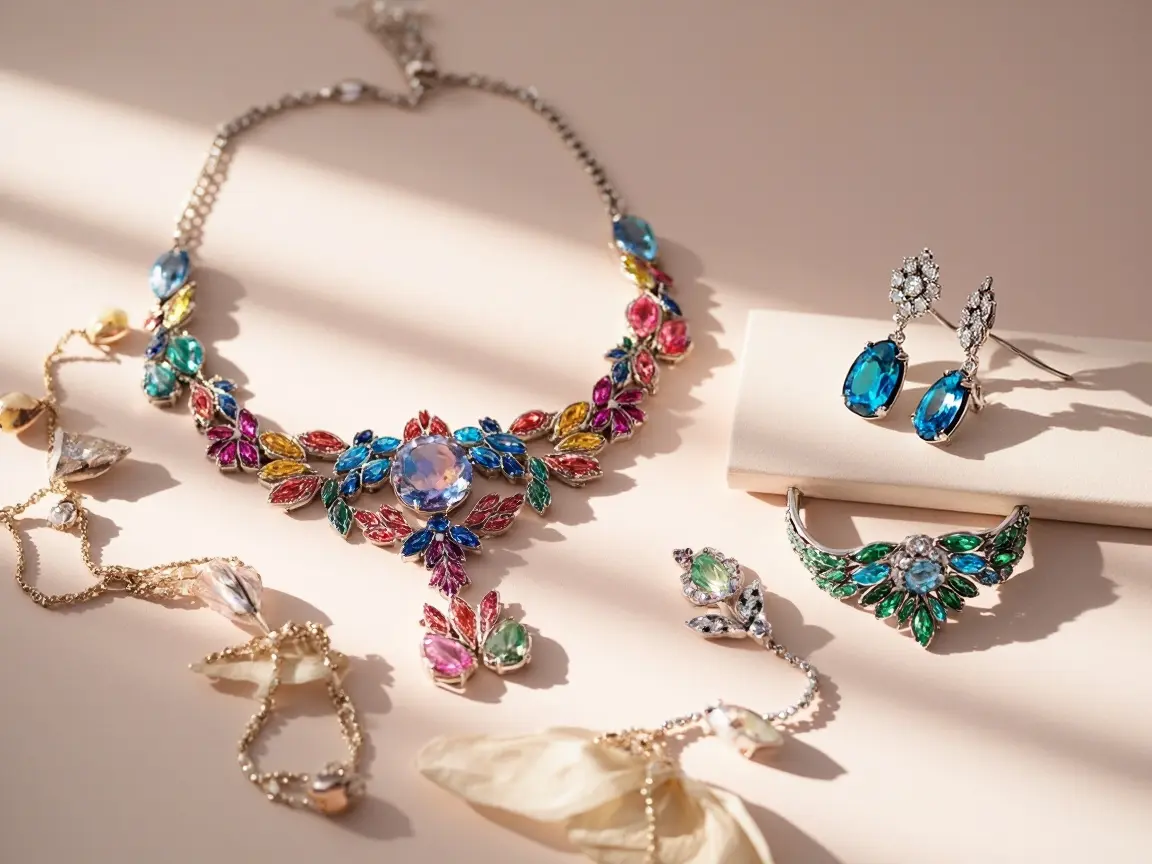 Biżuteria z kamieniami szlachetnymi – kolorowe akcenty na ślubnym looku